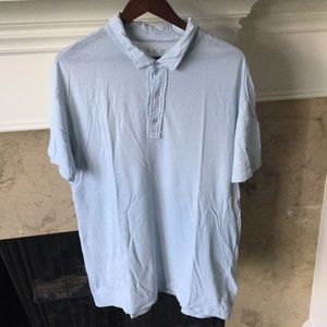 S.C.P. Soft Baby Blue Polo- XXL